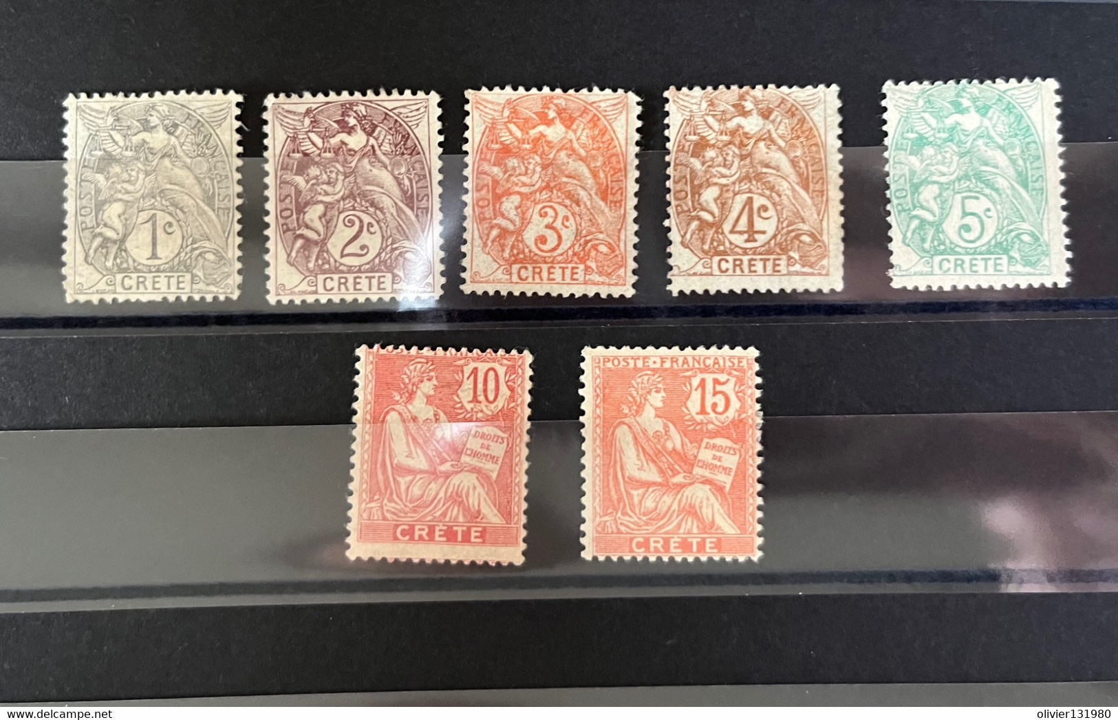 CRETE Y&T 1/7* COTE 24,25€ - Unused Stamps