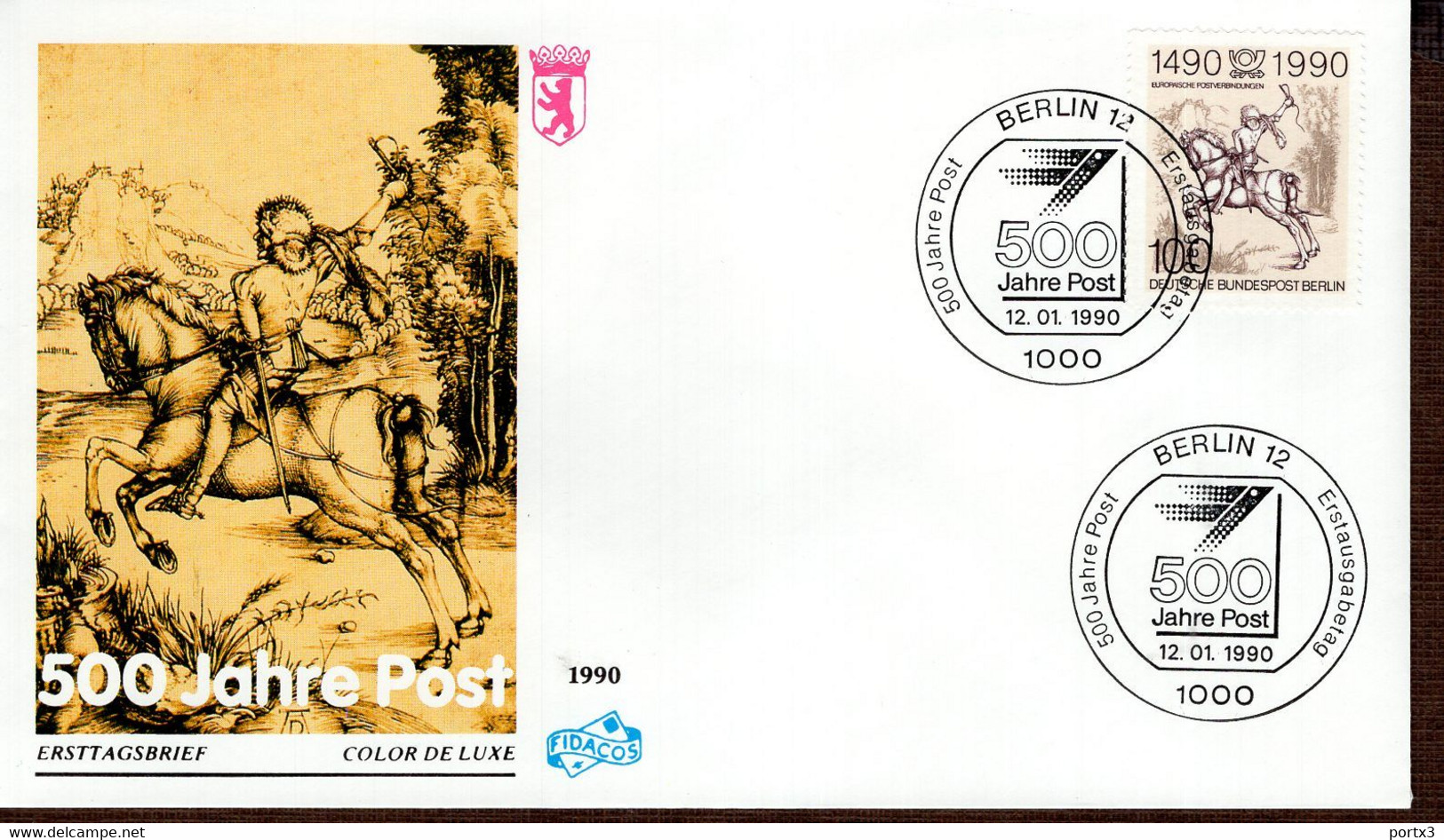 Berlin FDC Aus 1990 Ex 8 Items  Gestempelt / Used / Oblitéré (Berl 052) - 1981-1990