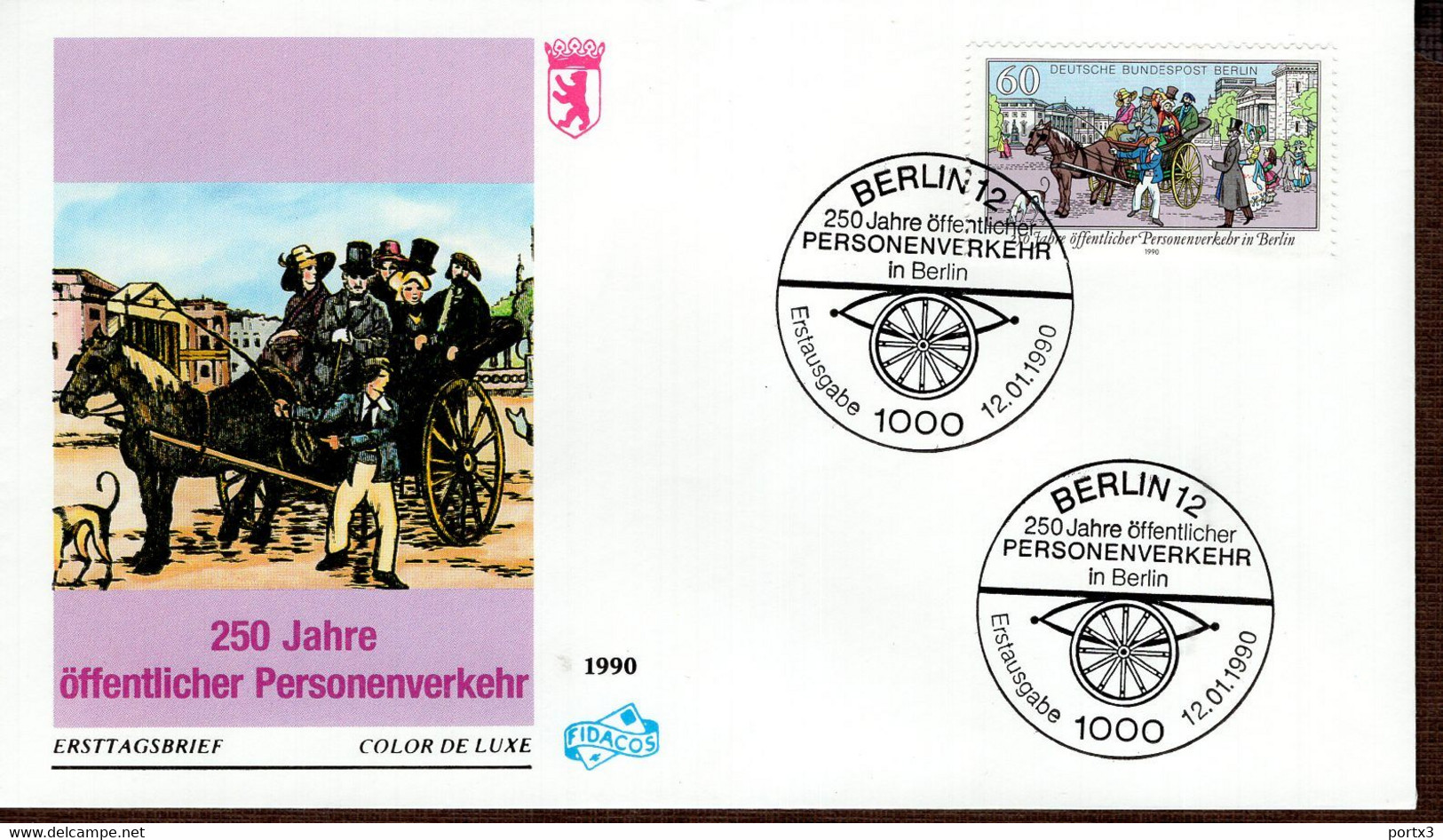 Berlin FDC Aus 1990 Ex 8 Items  Gestempelt / Used / Oblitéré (Berl 052) - 1981-1990