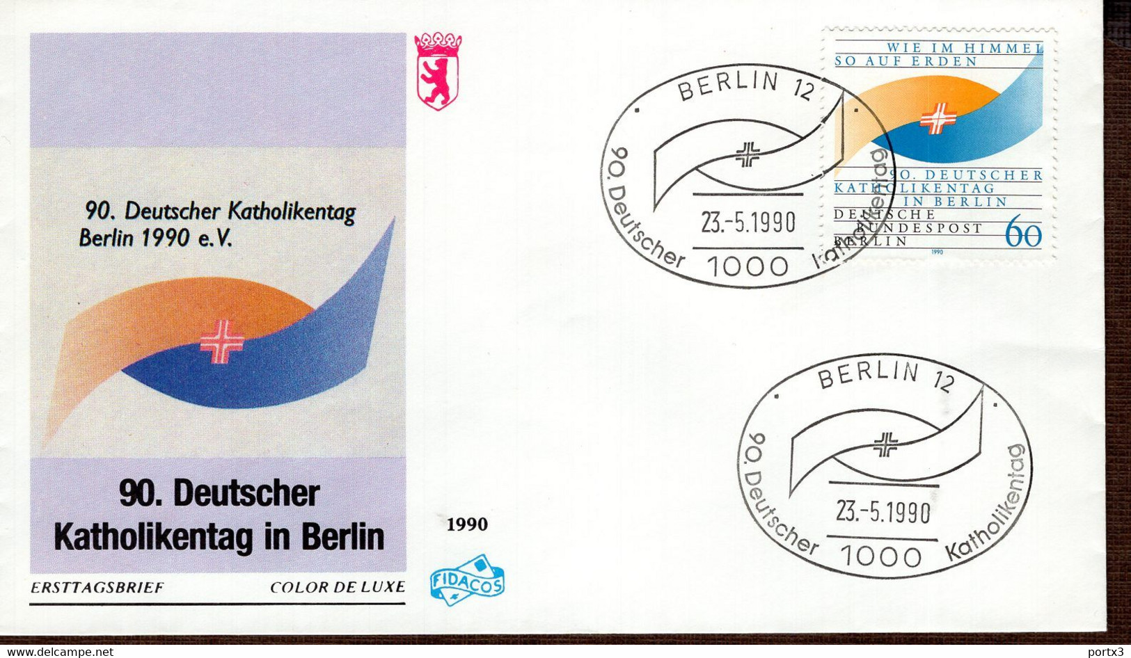 Berlin FDC Aus 1990 Ex 8 Items  Gestempelt / Used / Oblitéré (Berl 053) - 1981-1990