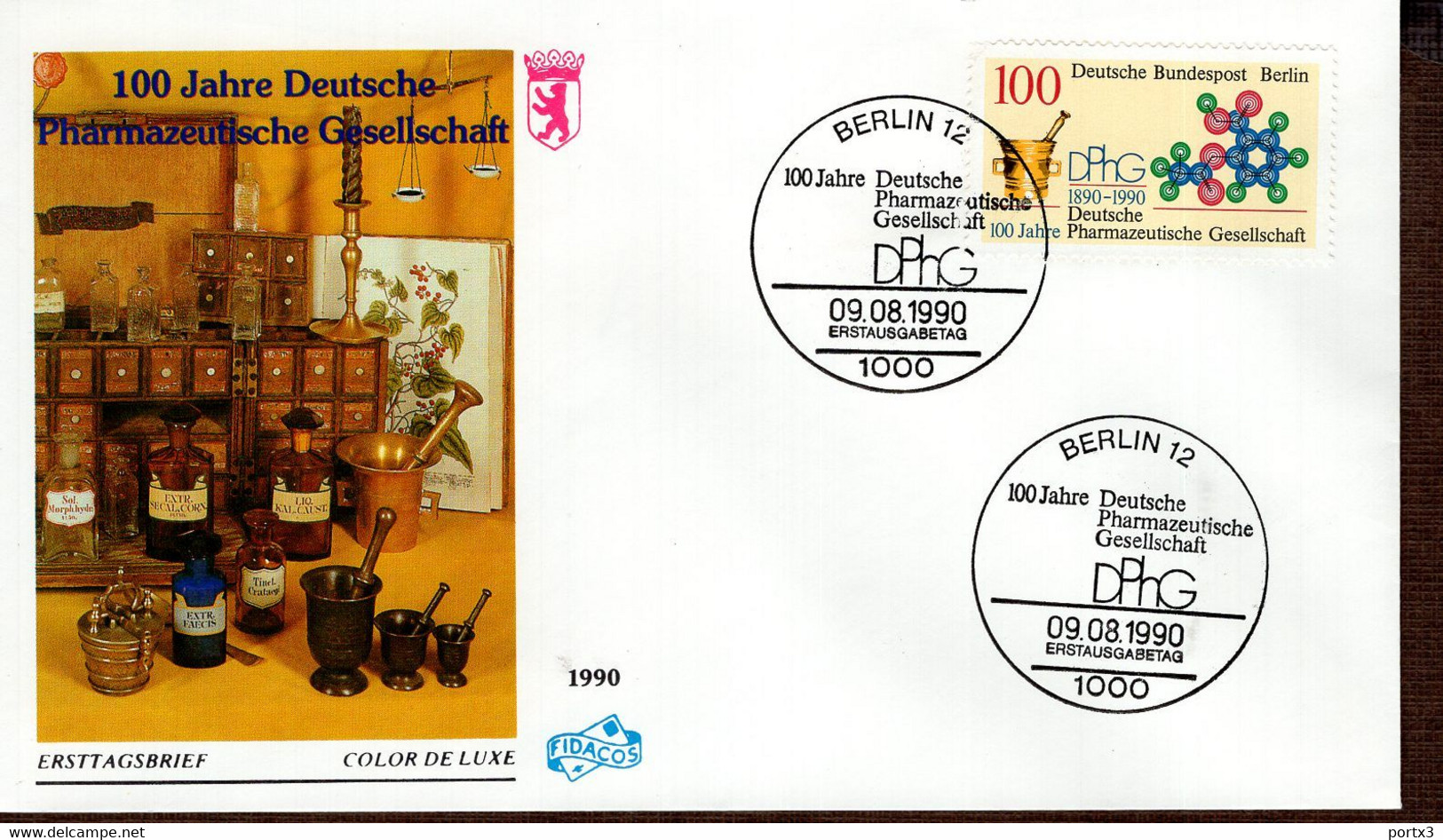 Berlin FDC aus 1990 ex 8 items  gestempelt / used / oblitéré (Berl 053)