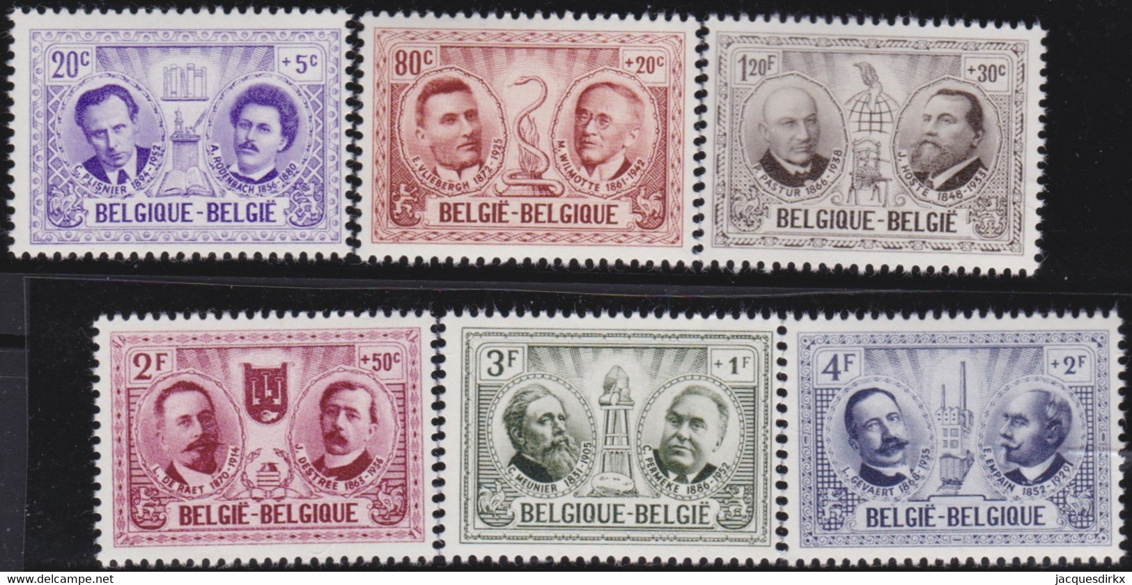 Belgie   .   OBP  .   1013/1018     .   **    .   Postfris     .  /  .   Neuf  SANS Charnière - Unused Stamps
