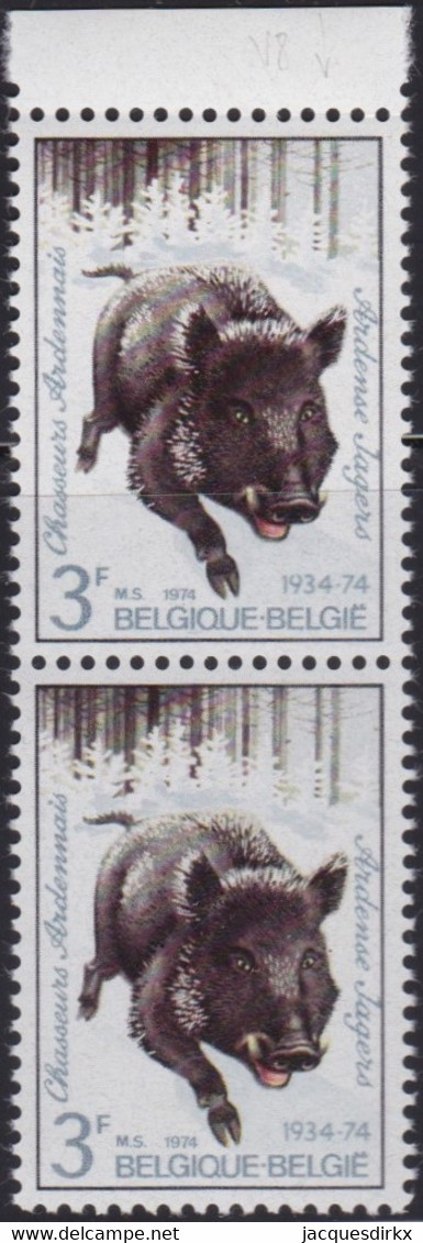 Belgie   .   OBP  .   1733-V8  Paar    .   **   .    Postfris  .  /  .   Neuf SANS Charnière - Unused Stamps