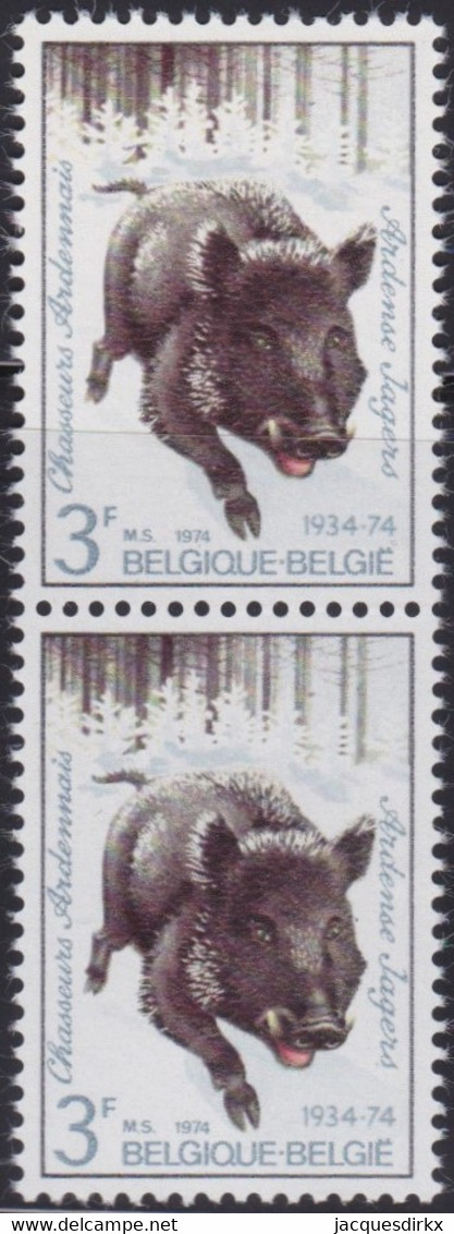 Belgie   .   OBP  .   1733-V8  Paar    .   **   .    Postfris  .  /  .   Neuf SANS Charnière - Ungebraucht