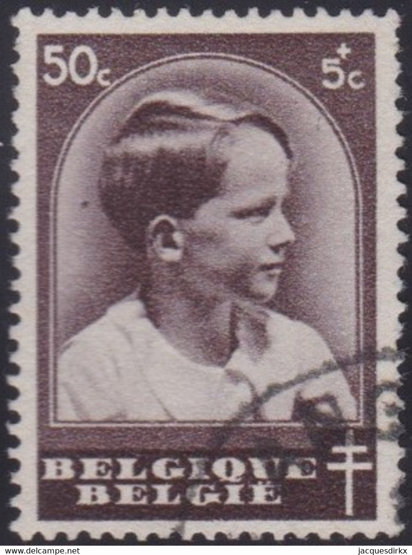 Belgie   .   OBP  .   441-V     .     O     .    Gebruikt    .  /  .    Oblitéré - Used Stamps