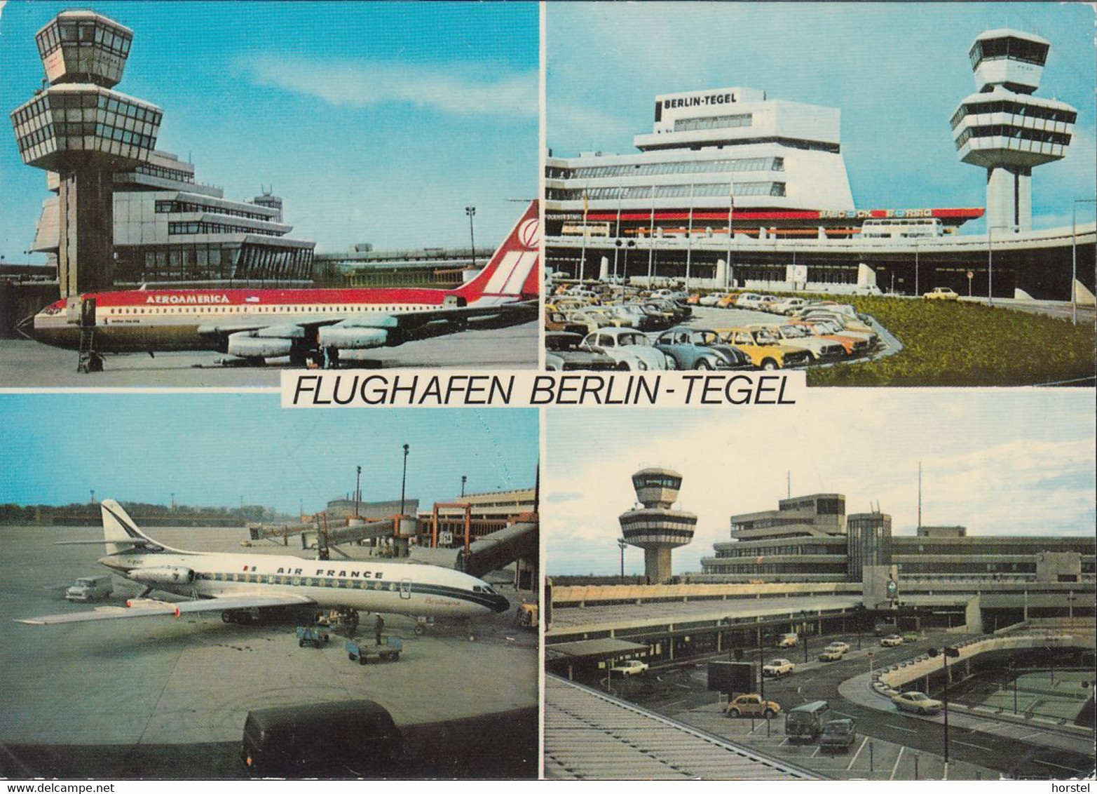 D-13405  Berlin - Flughafen Tegel - Air France - Aeroamerica - Flugzeuge - Arplane - Cars - Tegel