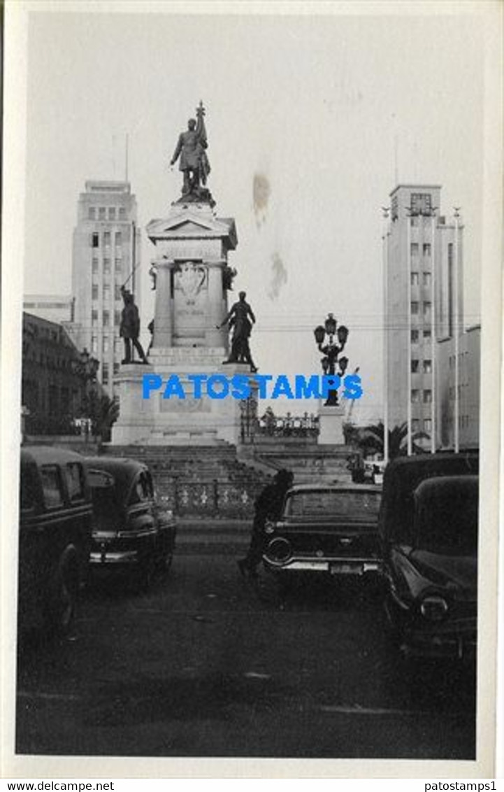 181734 CHILE VALPARAISO MONUMENTO A ARTURO PRAH YEAR 1961 PHOTO NO POSTAL POSTCARD - Cile