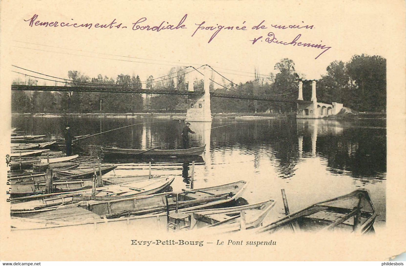 ESSONNE  EVRY Petit Bourg Le Pont Suspendu (manqanglinfdrt) - Evry