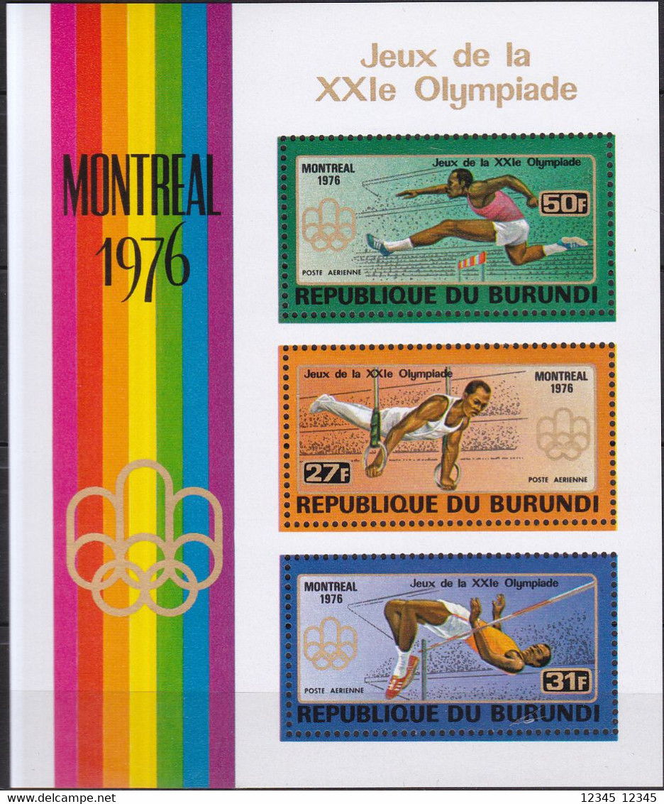 Burundi 1976, Postfris MNH, Olympic Games - Burundi