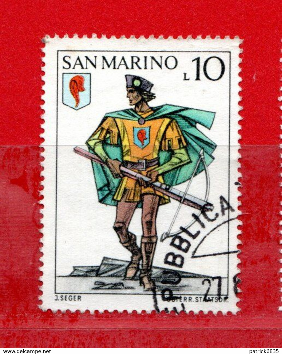 SAN MARINO ° 1973 - BALESTRIERI. Unif. 898  . Usati - Gebraucht