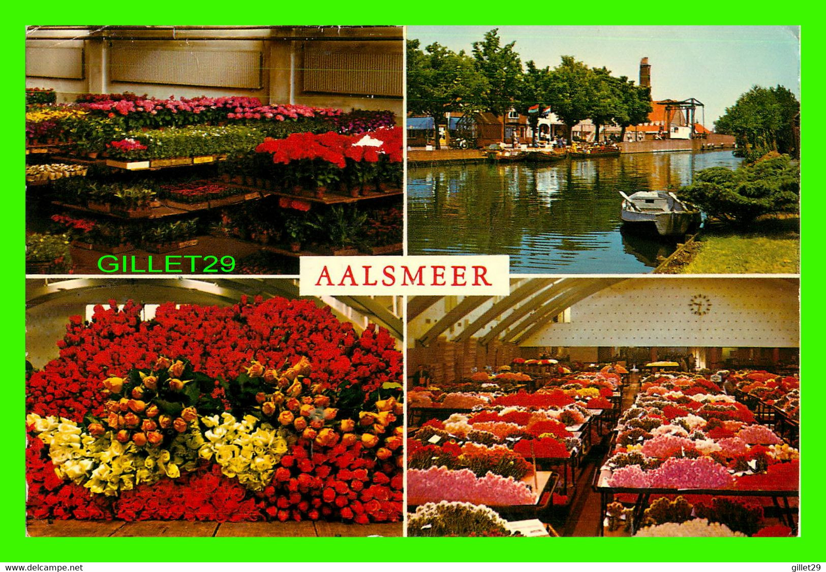 AALSMEER, PAYS BAS - 5 MULTIVUES -  CIRCULÉE EN 1973 - A.P. HOOGENDOORN - - Aalsmeer