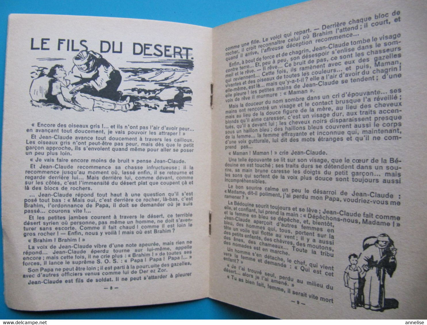 1941 Belles Histoires De Vaillance N°8 Le Mystère De La Tour  BD Tintin Milou Jo Zette Jocko Zimbo Zimba Perlin & Pinpin - Colecciones Completas