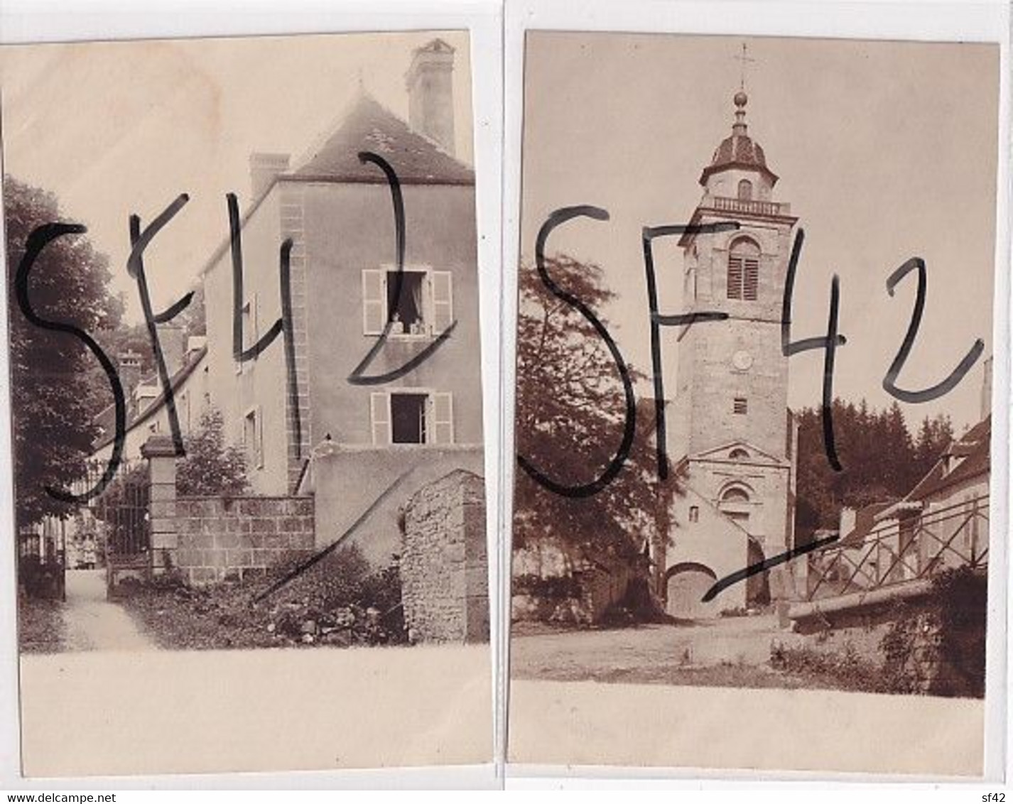 FRANCHE COMTE              2 CARTES PHOTO  A LOCALISER - Franche-Comté