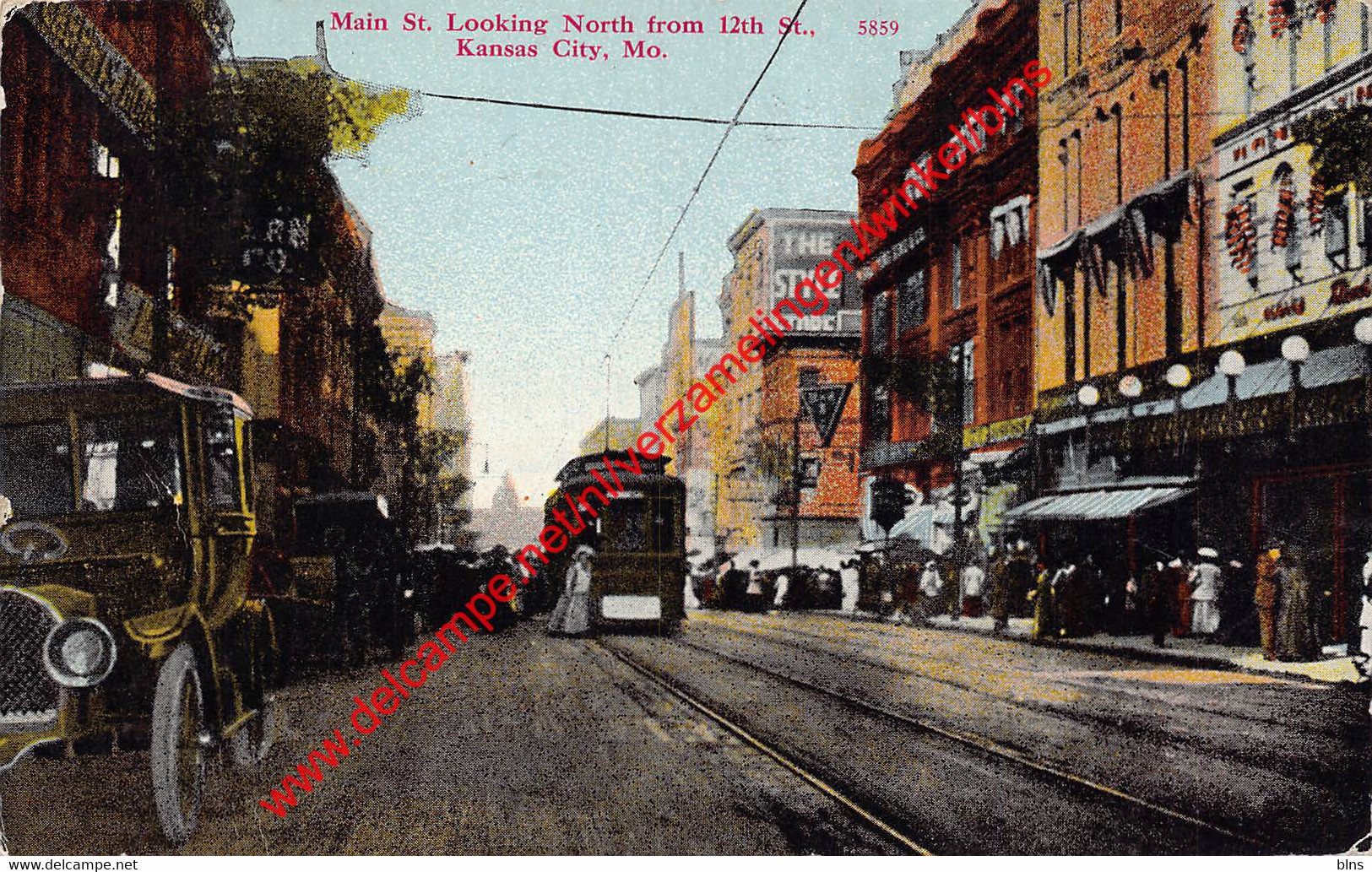 Kansas City - Main Street Looking North From 12th Street - Kansas - United States - Kansas City – Kansas