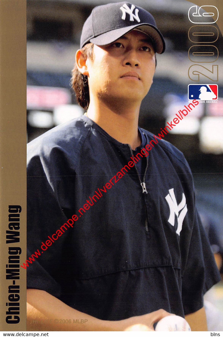 Chien-Ming Wang - 王建民  Wáng Jiànmín - 2006 - Major League Baseball - New York Yankees  - Baseball Postcard - Autres & Non Classés