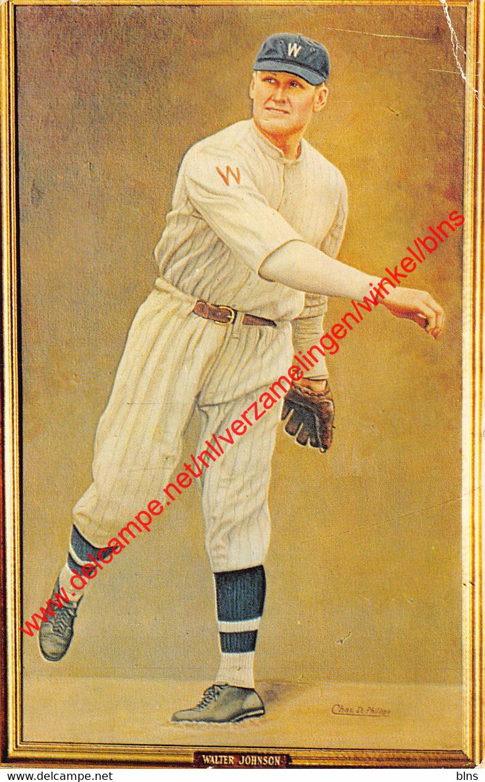 Walter Johnson  - Baseball Postcard - Sonstige & Ohne Zuordnung