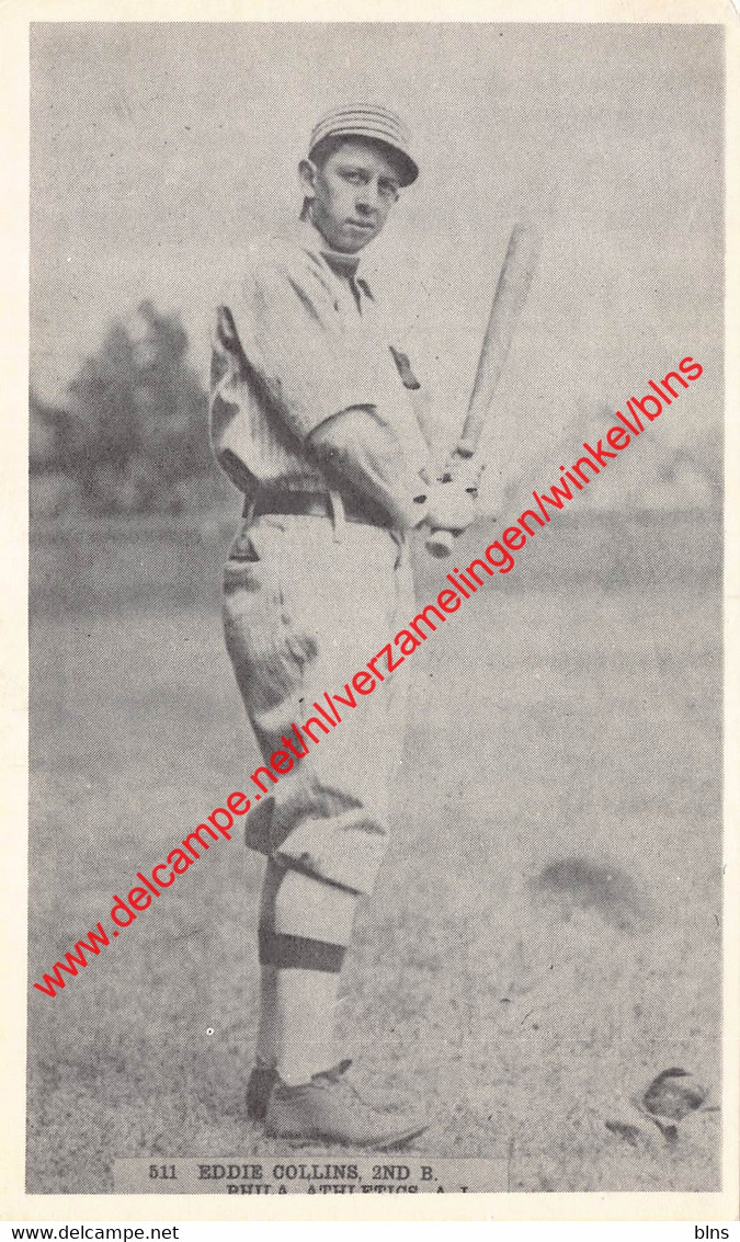 Eddie Collins  - Baseball Postcard - Autres & Non Classés