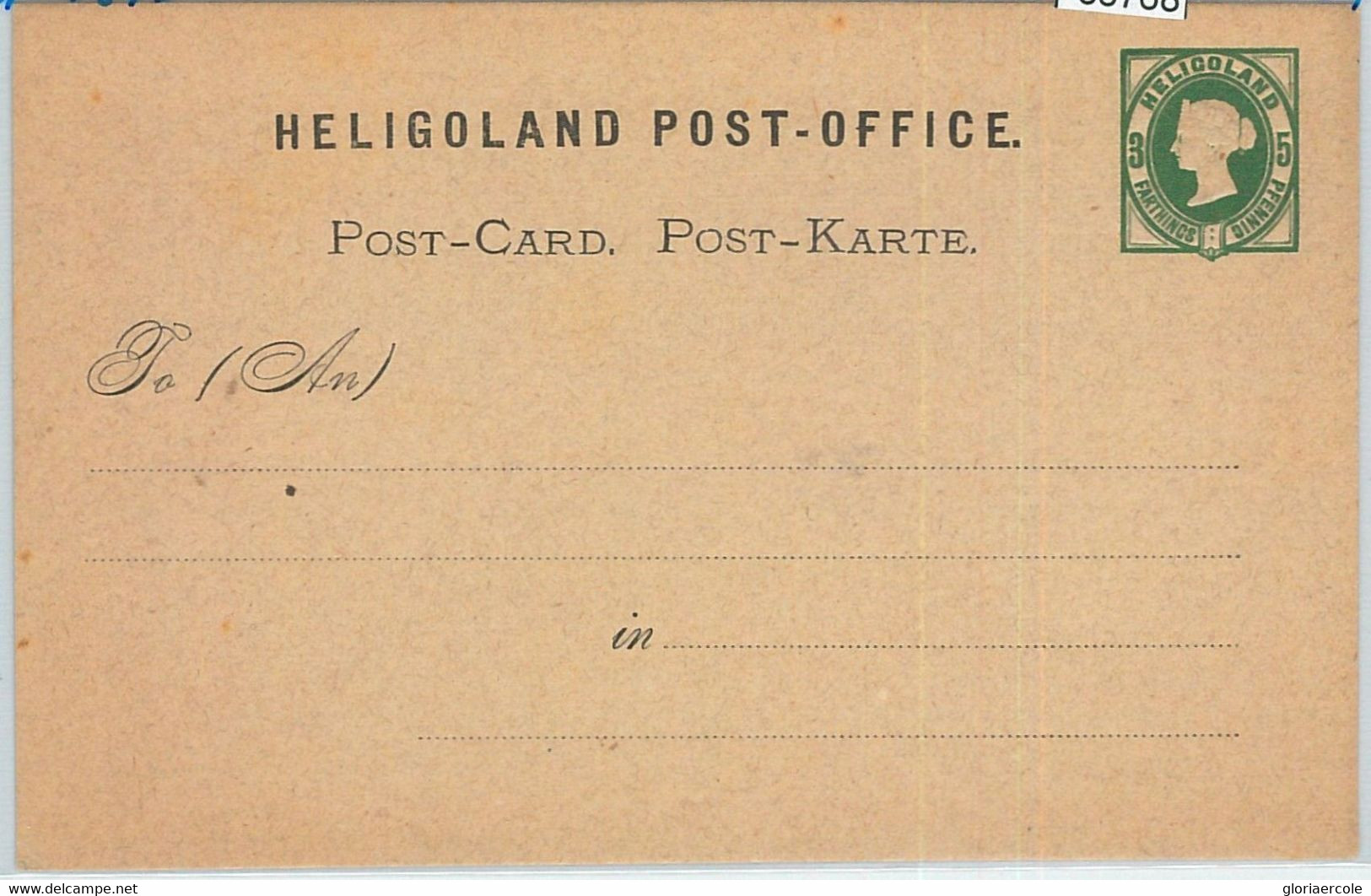 66768 - GERMANY Heligoland  - Postal History - STATIONERY CARD :  P1 1875 - Heligoland