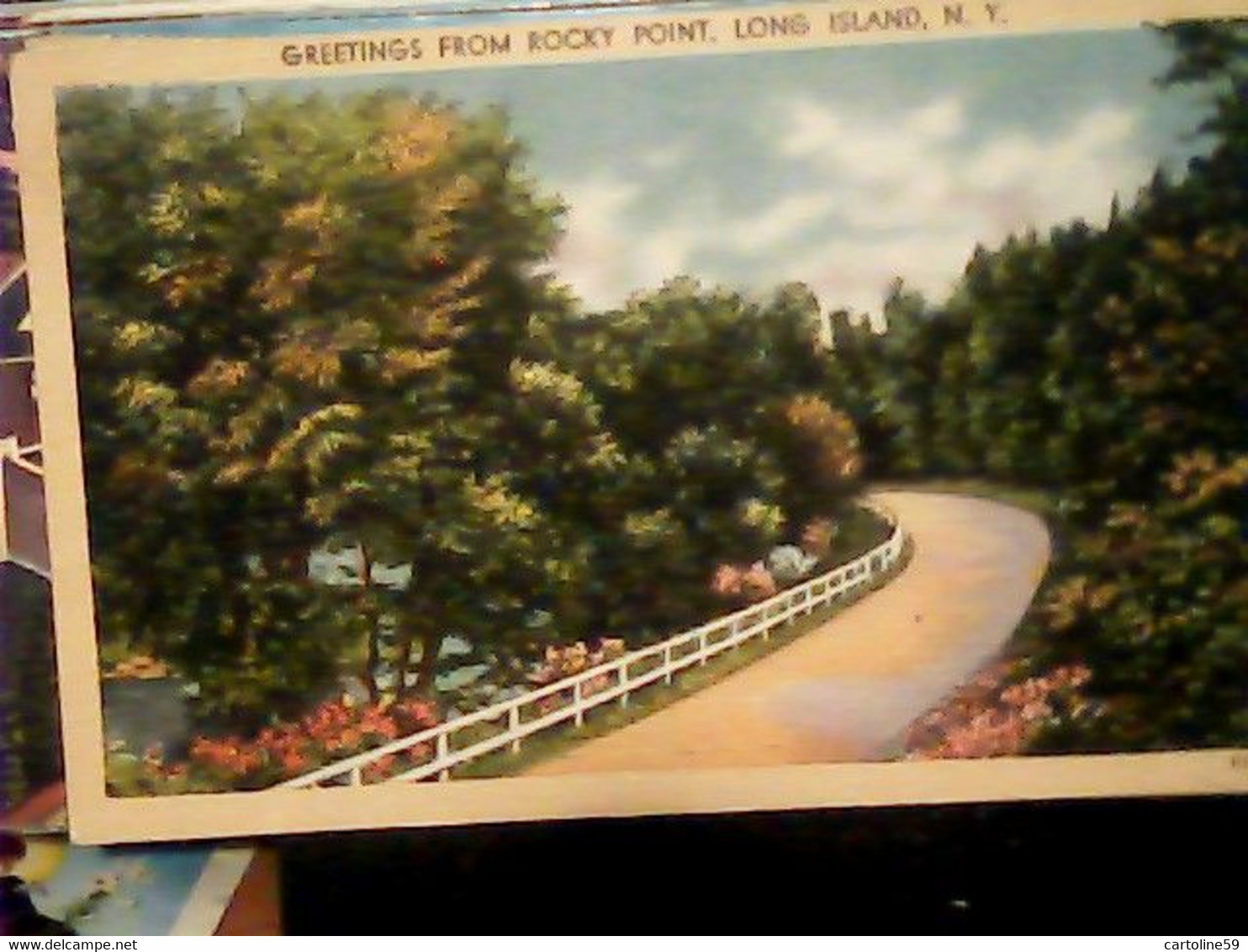 USA NEW YORK -Long Island Greetings From Rocky Point VB1949  IO6349 - Long Island