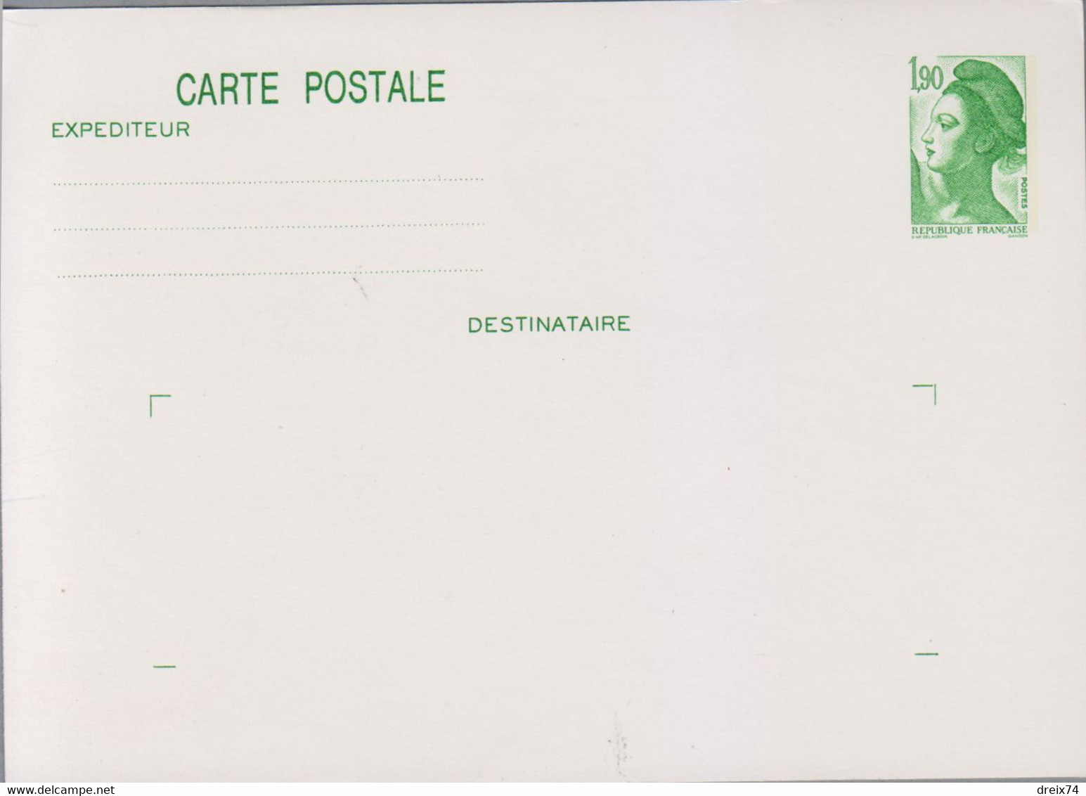 ❄️FRANCE Carte Postale Prêt-à-poster - NEUF 2424 CPI - Konvolute: Ganzsachen & PAP
