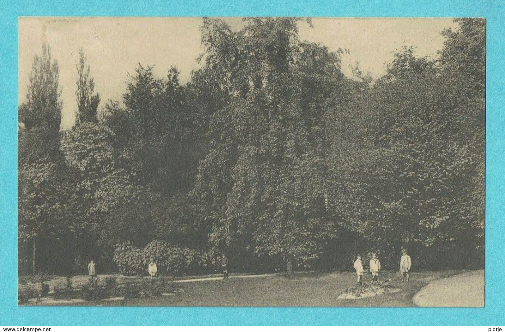 * Boechout (Antwerpen - Anvers) * (Nels, Ern Thill) Institut St Gabriel, Vue Du Parc, Un Coin Sauvage, Enfants, Park - Boechout