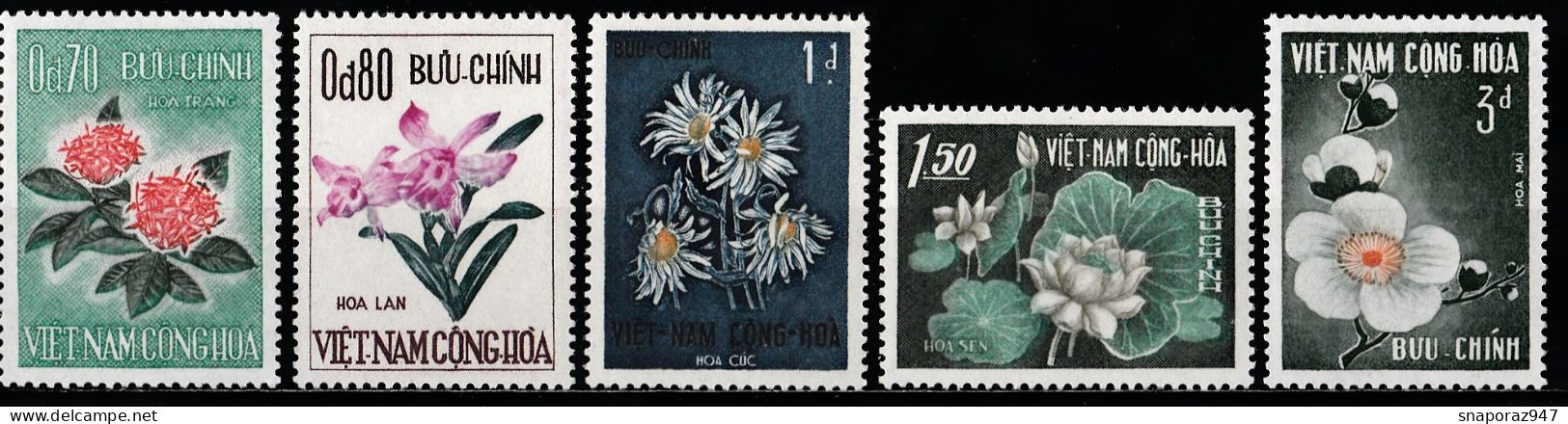 1965 Vietnam Flovers Autumn Festival Set MNH** Ab106 - 1970 – Osaka (Japon)