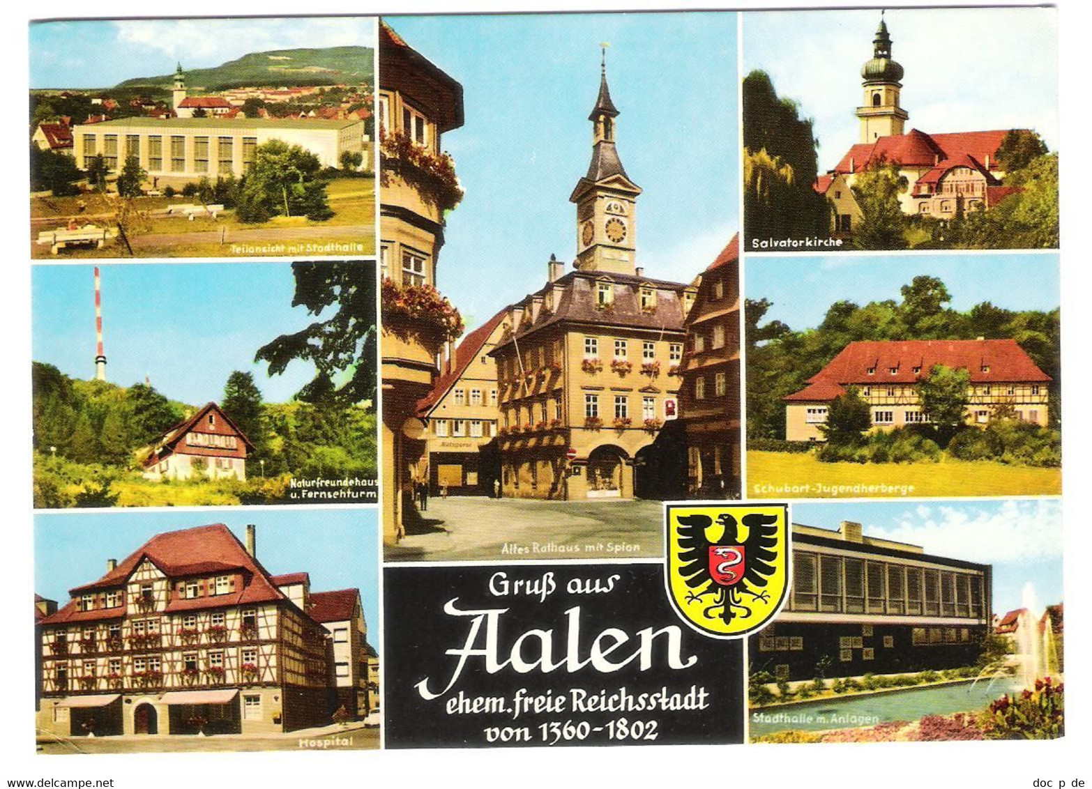 Deutschland - Aalen - Alte Ansichten - Stadthalle - Aalen