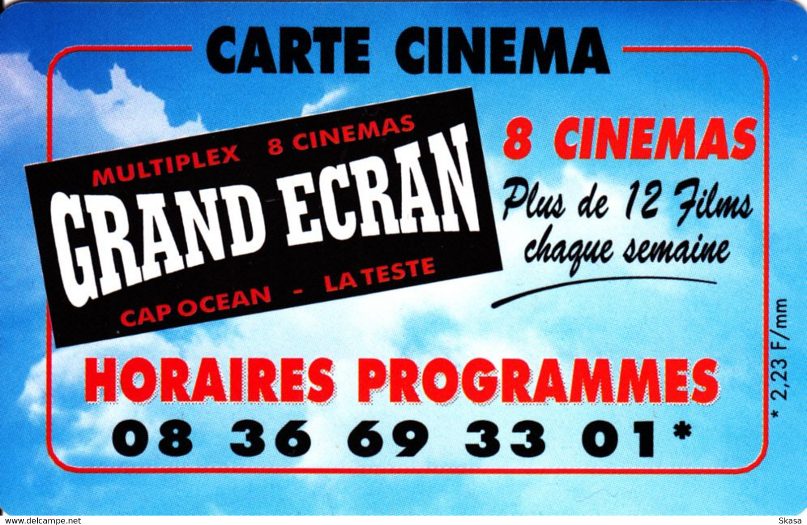 Ciné Carte Grand Ecran Cap Ocean 8 Cinémas - Cinécartes