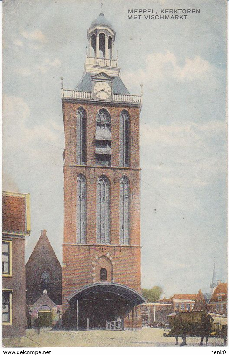 Meppel Kerktoren Met Vischmarkt K3676 - Meppel