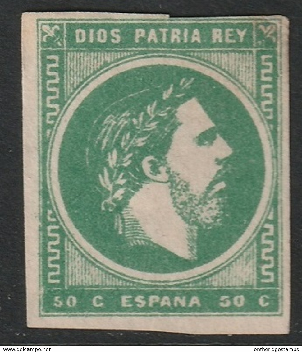Spain 1874 Sc X6a Espana Ed 160a Yt 4 Carlist MNG(*) - Carlistes