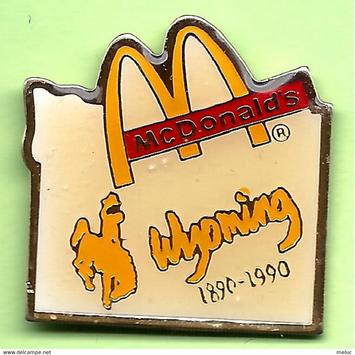 Pin's Mac Do McDonald's Wyoming Cheval Rodéo - 1Z02 - McDonald's