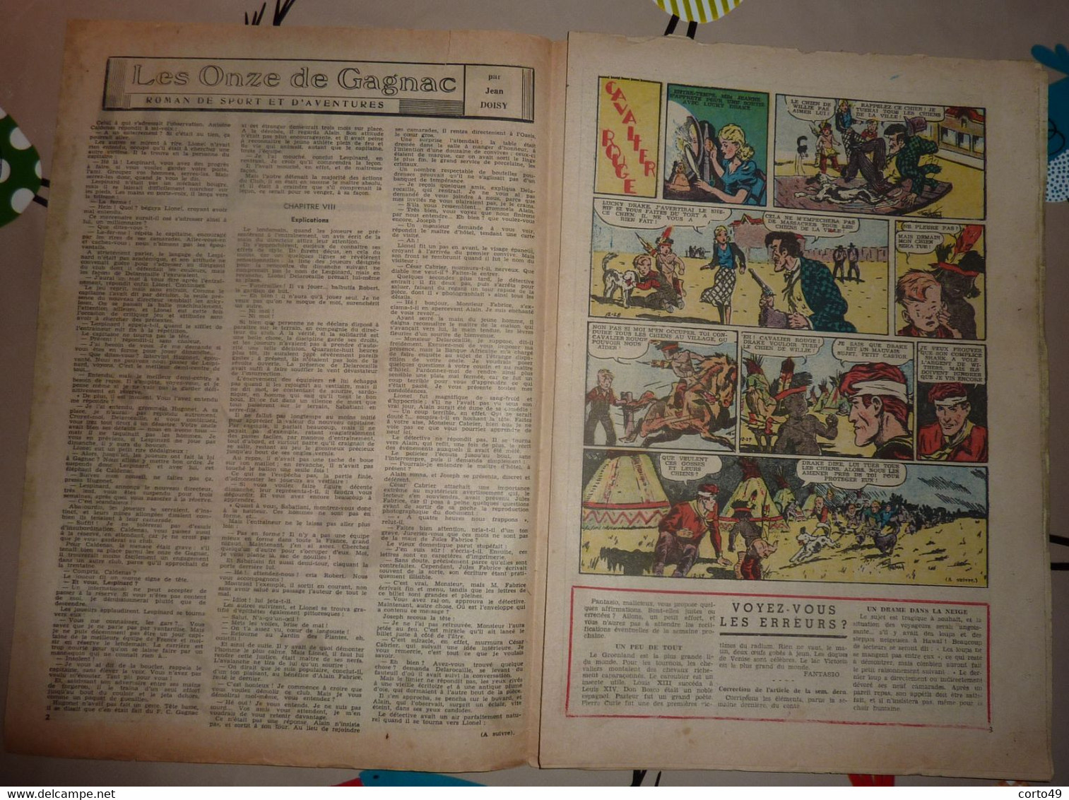 2 "JOURNAL DE SPIROU " CINQUIEME ANNEE - Les N° 3 Et 4 Du 15 Et 22 Janvier 1942 -- 12 Pages !!!voir  Les 4 Scans ! - Spirou Magazine