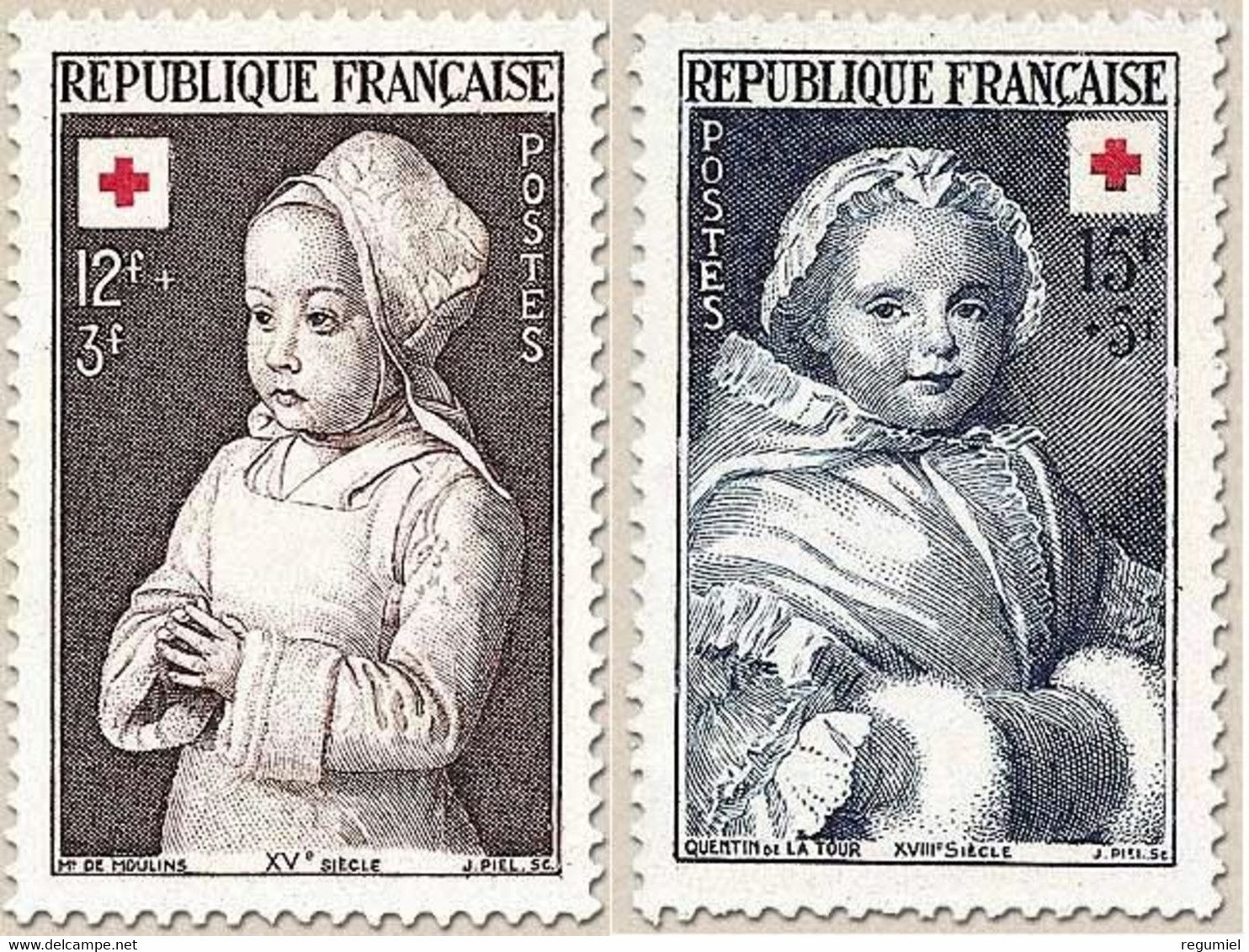 Francia 0914/915 ** MNH. 1951 - 1957-1959 Mietitrice