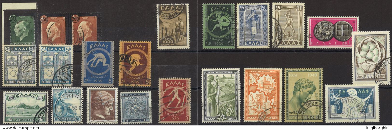 GRECIA 1912 - 1940 Selezione Nuovi E Usati  (1694) - Andere & Zonder Classificatie