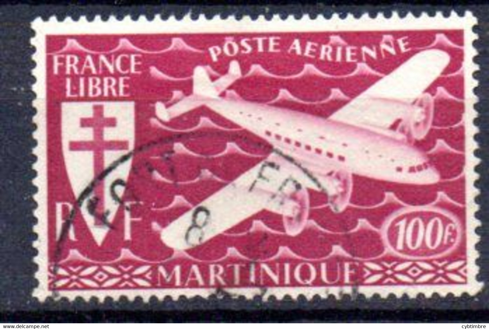 Martinique: Yvert  N° A 5 - Aéreo