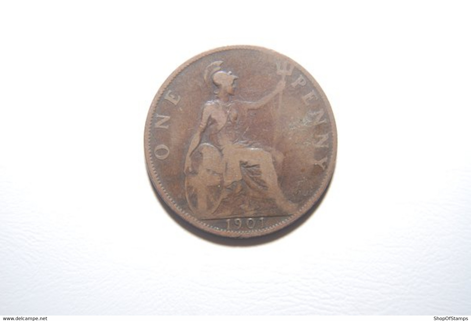 Great Britain Coin  1901 One Penny - Autres & Non Classés