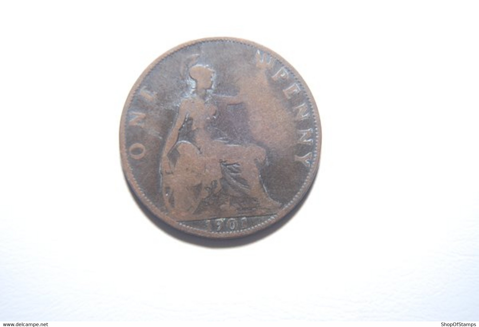 Great Britain Coin  1901 One Penny - Andere & Zonder Classificatie