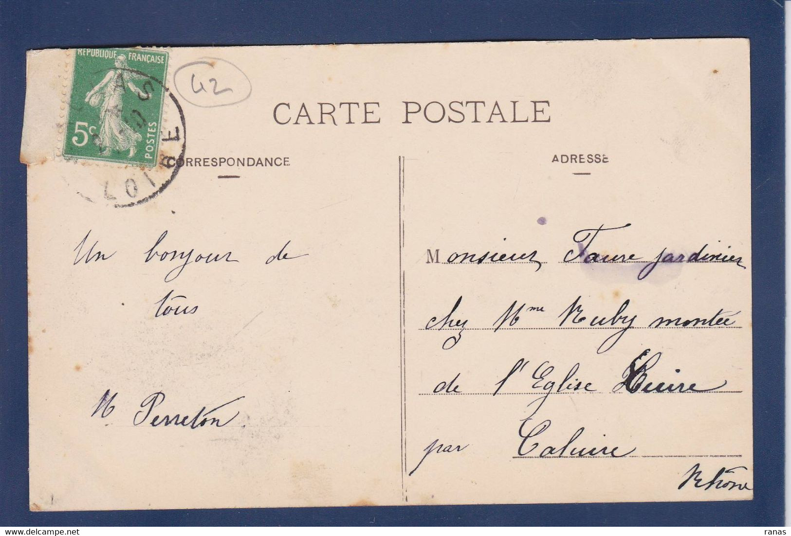 CPA [42] Loire Saint Appolinard Courrier Poste Attelage Circulé - Autres & Non Classés