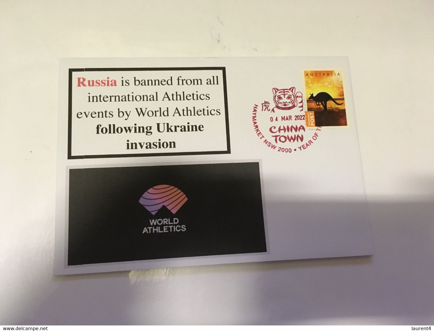 (3 G 18) Following Invasion Of Ukraine By Russia, Russia Is Banned From All Altletics Event By World Athletics - Non Classificati