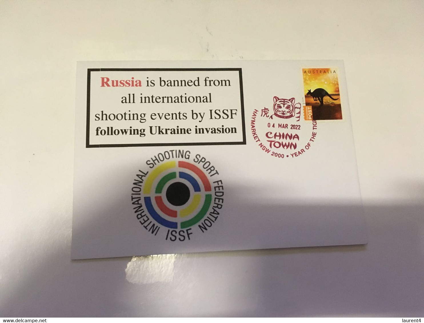 (3 G 18) Following Invasion Of Ukraine By Russia, Russia Is Banned From All Shooting Event By ISSF - Non Classés