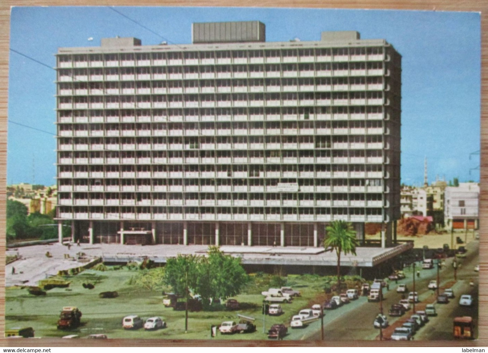 ISRAEL JAFFA TEL AVIV MUNICIPALITY RABIN MALCHEI SQUARE POSTCARD CARTOLINA ANSICHTSKARTE CARTE POSTALE CP AK PC - Israel