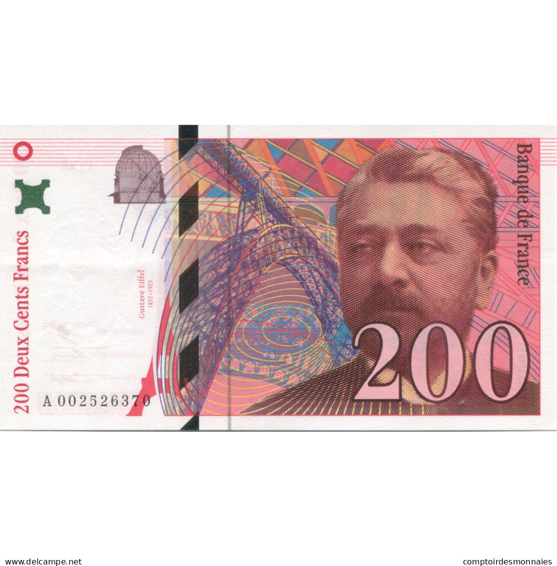 France, 200 Francs, Eiffel, 1995, NEUF, Fayette:75.1, KM:159a - 200 F 1995-1999 ''Eiffel''
