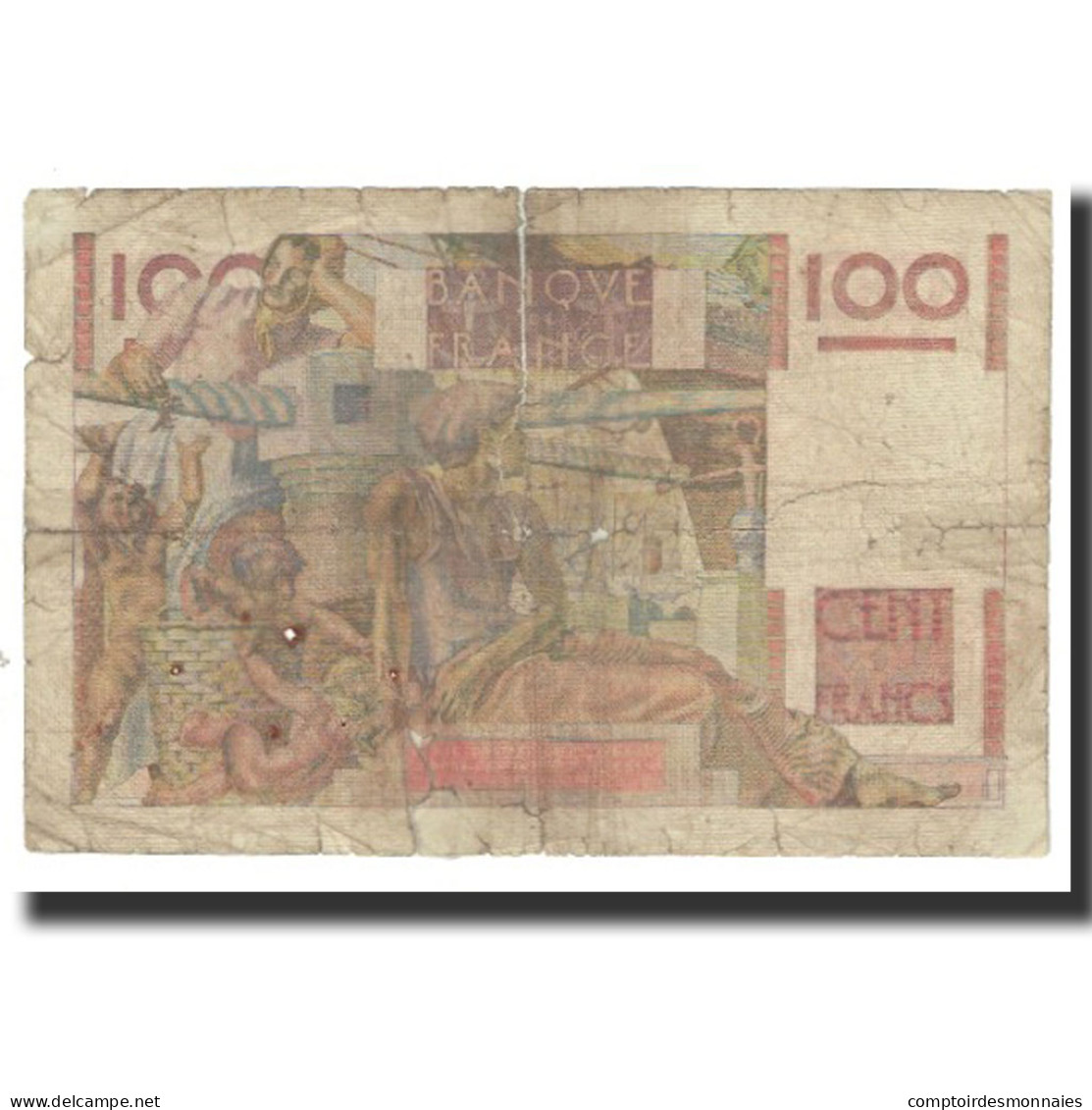 France, 100 Francs, Jeune Paysan, 1946, D AMBRIERES, GARGAM, 1946-10-03, TB - 100 F 1945-1954 ''Jeune Paysan''