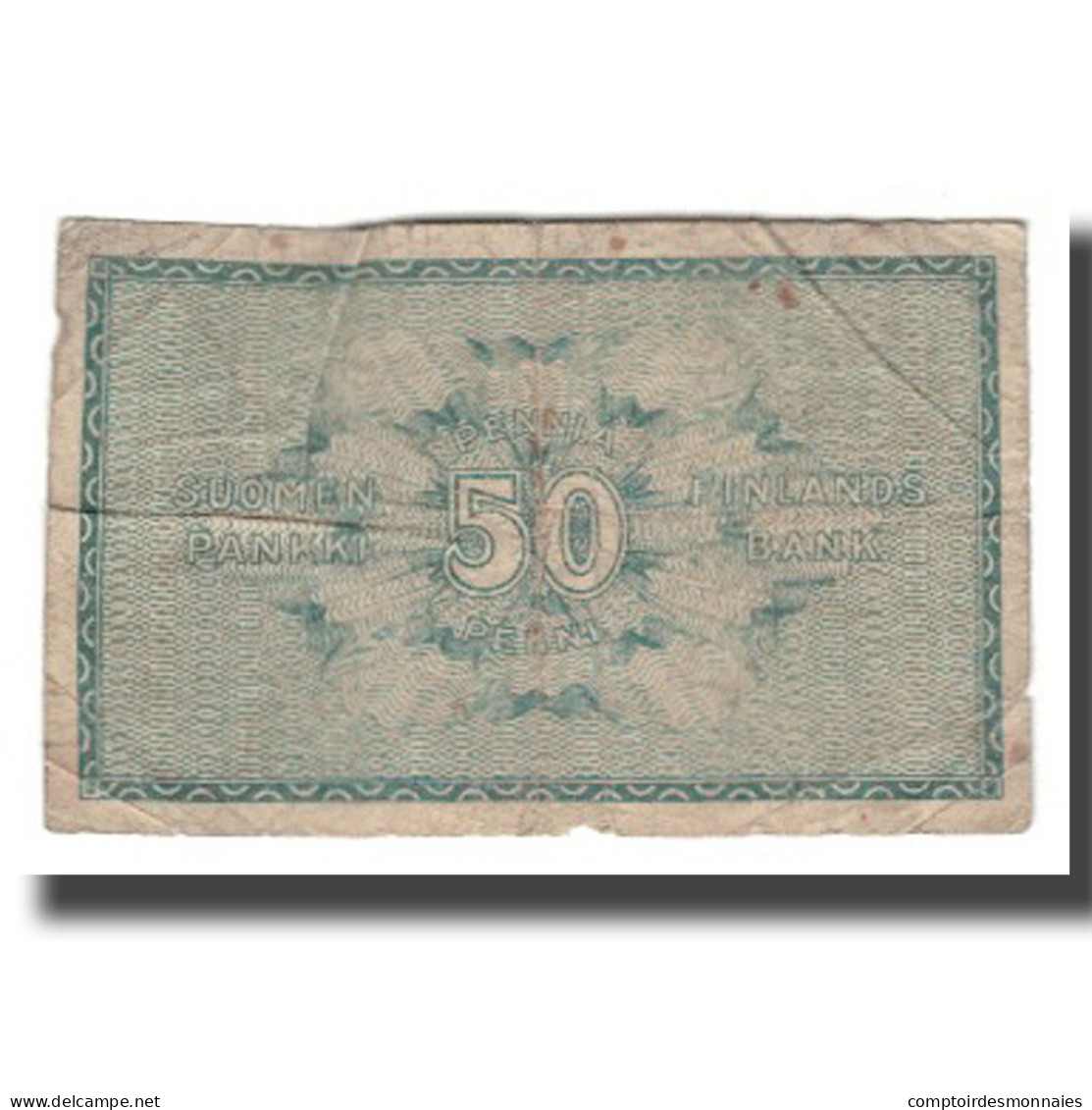 Billet, Finlande, 50 Penniä, 1918, KM:34, B - Finland