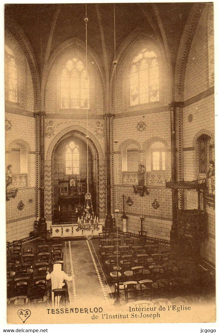 TESSENDERLOO  Intérieur De L'Eglise De L'Institut St-Joseph - Tessenderlo