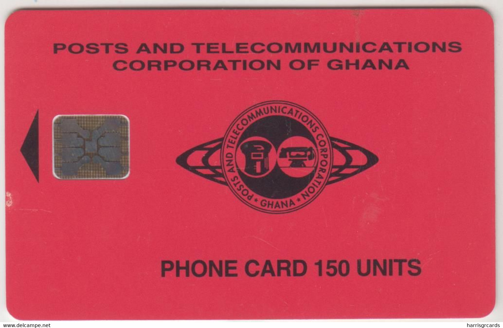 GHANA - Small Logo Red, 08/95, 150 U, Tirage 50.000, Used - Ghana