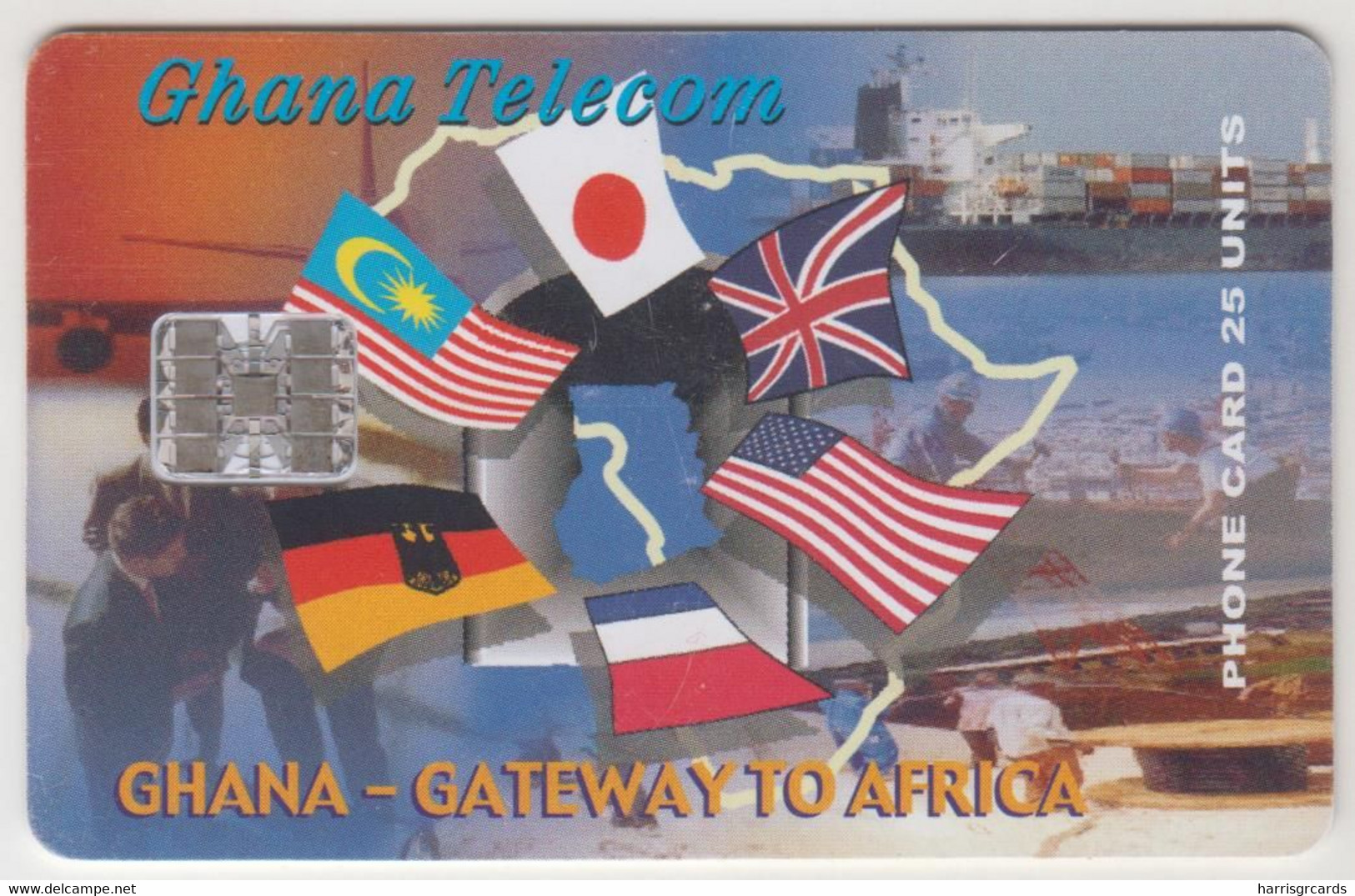 GHANA - Gateway To Africa, 05/00, 25 U, Tirage 370.000, Used - Ghana