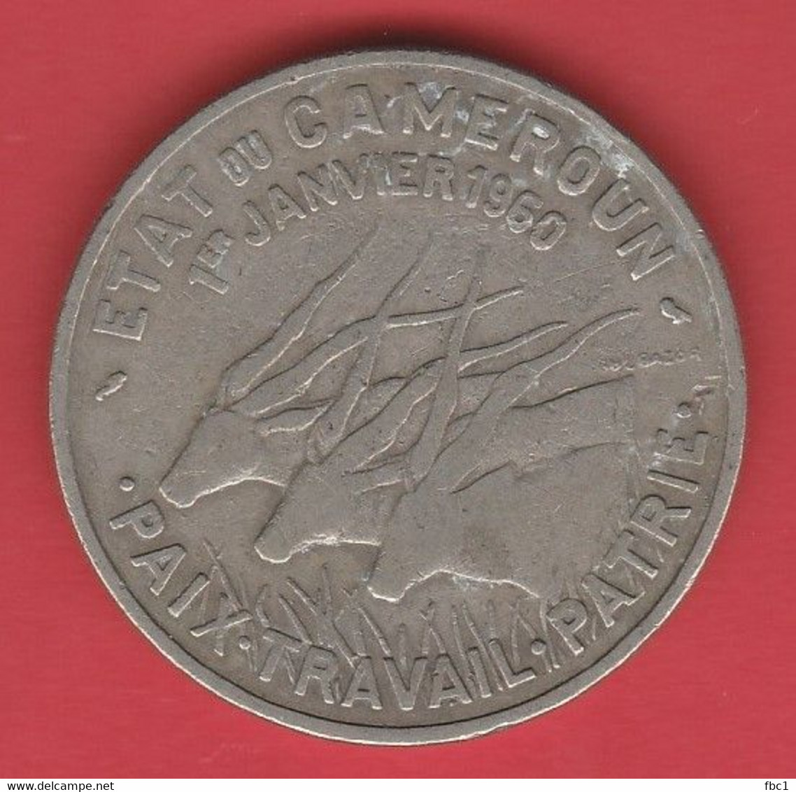 Cameroun - 50 Francs 1960 - Cupronickel  - Graveur Bazor - Camerun