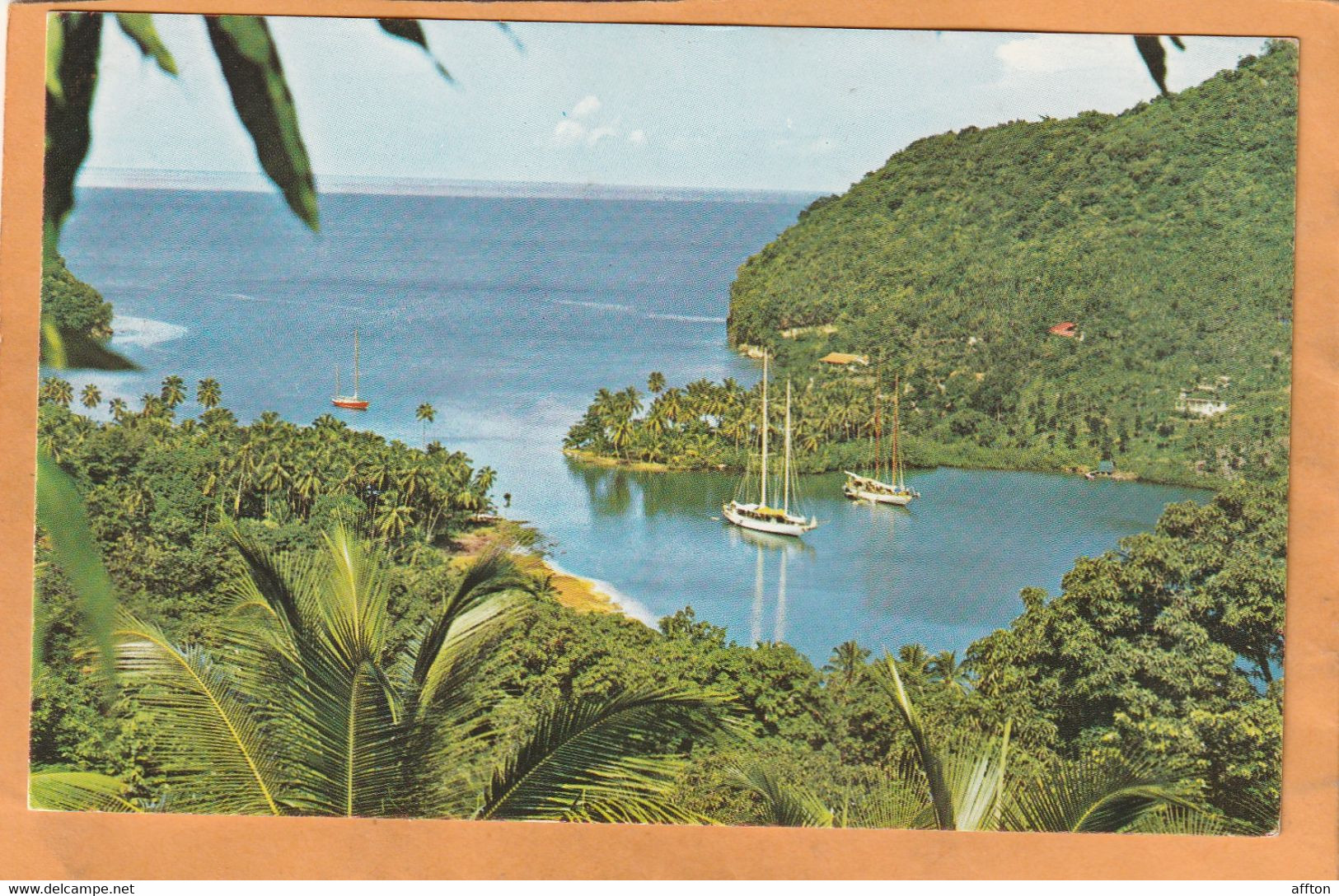 Saint Lucia Old Postcard - Santa Lucía