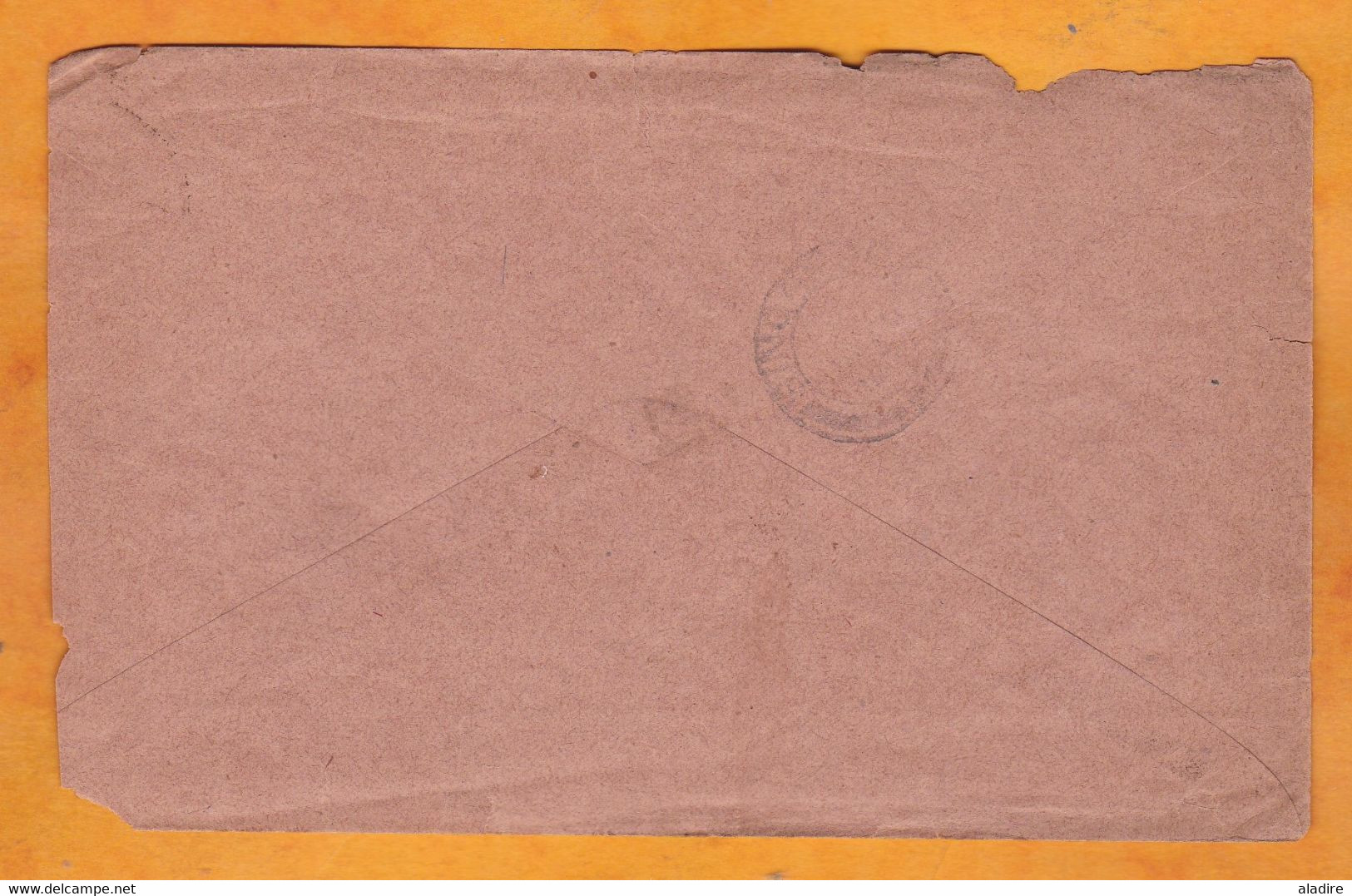 1909 - LIGNE N - PAQ. FR. N° 8 - Enveloppe D' Indochine Vers Singapour, GB - Affranchissement 25 Centimes - Lettres & Documents